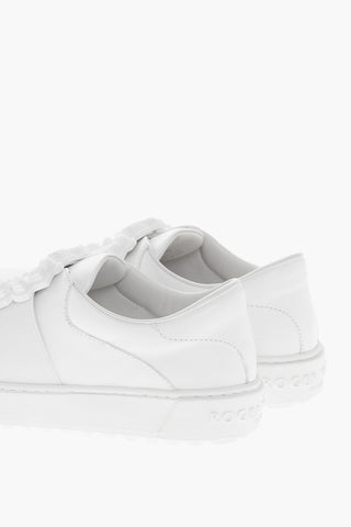 Leather Slip On VERY VIVIER Sneakers with Maxi Buckle