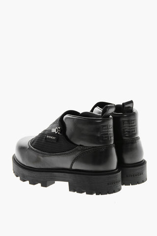 Leather Slip-On Sneakers WORKBOOT with Chunky Sole