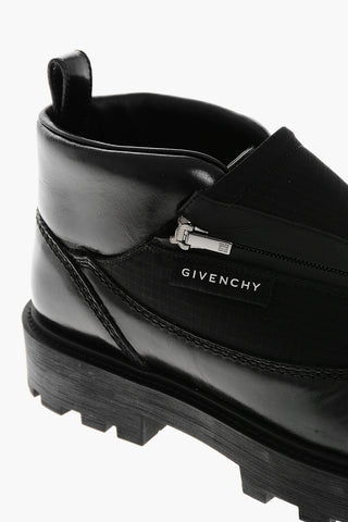 Leather Slip-On Sneakers WORKBOOT with Chunky Sole