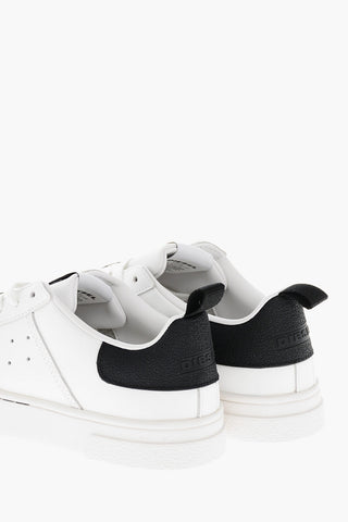 Leather Low-Top Sneakers S-CLEVER with Contrasting Detail