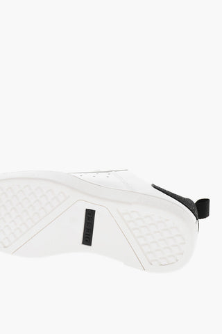 Leather Low-Top Sneakers S-CLEVER with Contrasting Detail