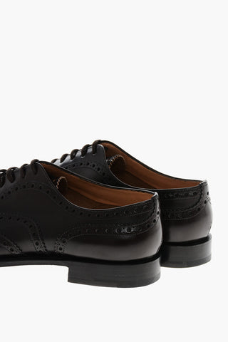 Brushed Cotton BURWOOD 2 Derby Shoes With Brogues Detail
