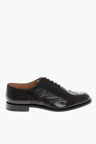 Brushed Cotton BURWOOD 2 Derby Shoes With Brogues Detail