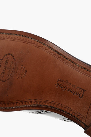 Brushed Cotton BURWOOD 2 Derby Shoes With Brogues Detail