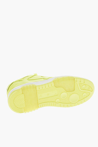 Fluo Effect Leather OUT OF Low-Top Sneakers