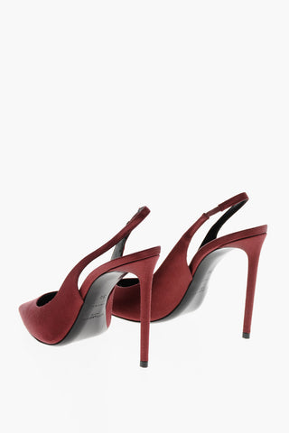 Slingbacks REGALE In Satin con Punta Point 12cm