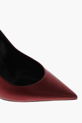 Slingbacks REGALE In Satin con Punta Point 12cm