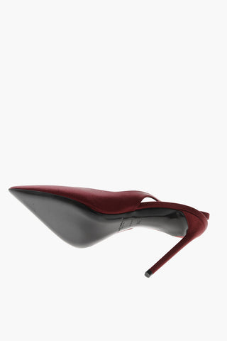 Slingbacks REGALE In Satin con Punta Point 12cm