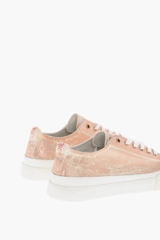Sneakers Basse S-ATHOS in Cotone Metallizzato