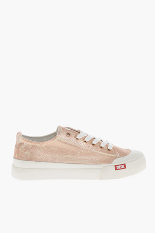 Sneakers Basse S-ATHOS in Cotone Metallizzato