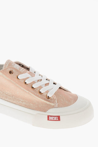 Sneakers Basse S-ATHOS in Cotone Metallizzato