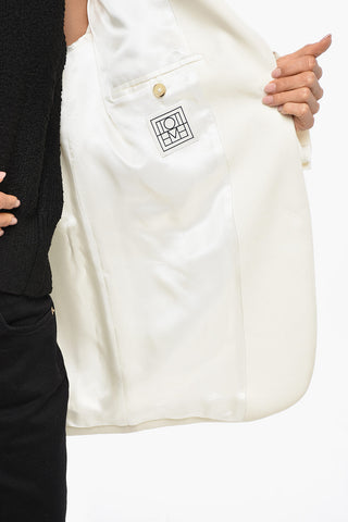 Blazer Monopetto con Tasche a Filo