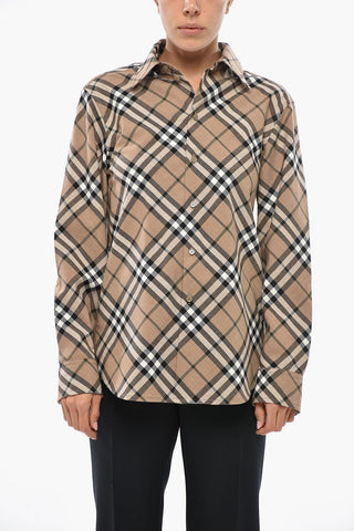 Tartan Patterned Flannel Shirt
