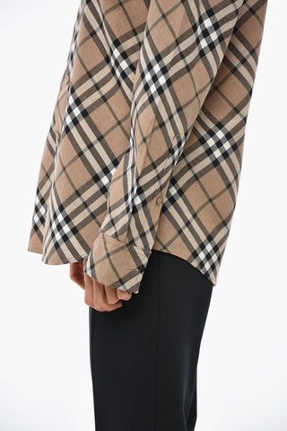 Camicia in Flanella Motivo Tartan