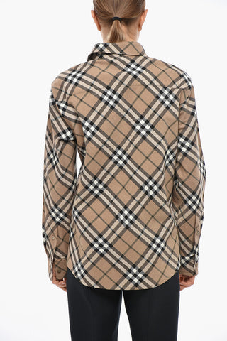 Tartan Patterned Flannel Shirt