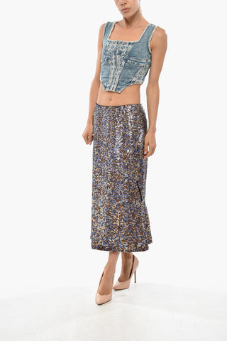 Sequin Midi Skirt SIBYL