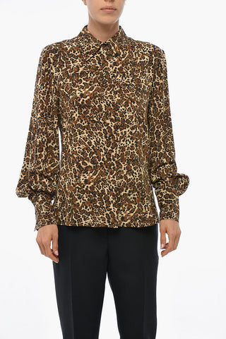 Camicia in Seta TEYSA Motivo Animalier