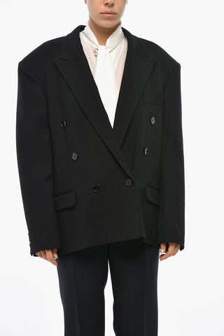 Wool Twill Double-Breasted Blazer KLERO