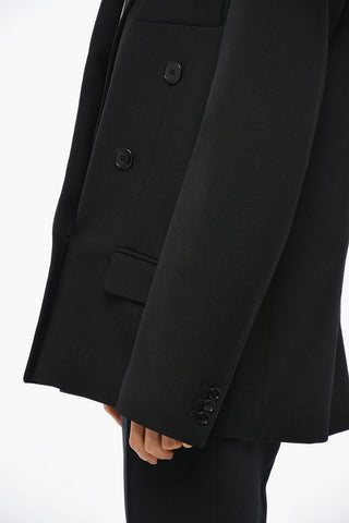 Wool Twill Double-Breasted Blazer KLERO
