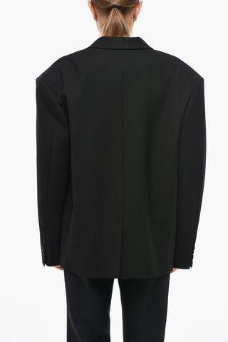 Wool Twill Double-Breasted Blazer KLERO