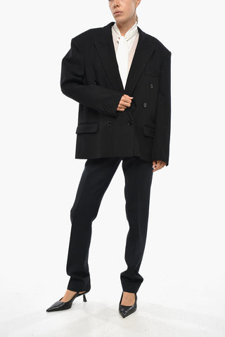 Wool Twill Double-Breasted Blazer KLERO