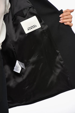 Wool Twill Double-Breasted Blazer KLERO