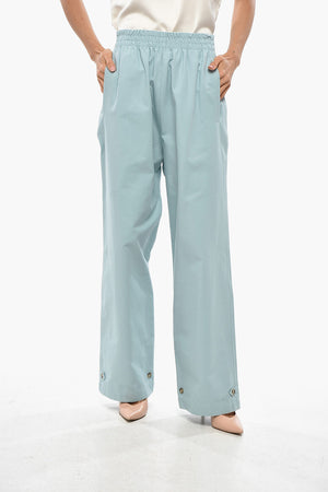 Hose aus Gabardine mit elastischem Bund
