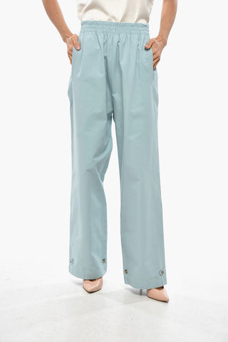 Hose aus Gabardine mit elastischem Bund