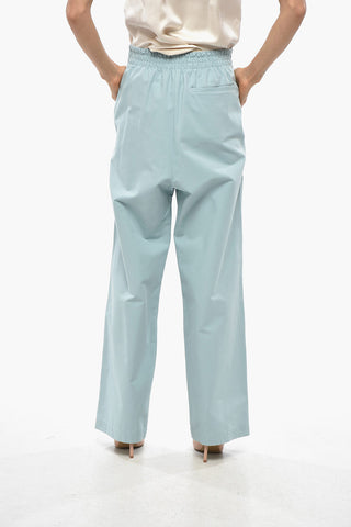 Hose aus Gabardine mit elastischem Bund