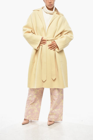 Pure Cashmere Coat with Belt