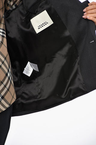 Blazer Doppiopetto Oversized KLERO con Motivo District