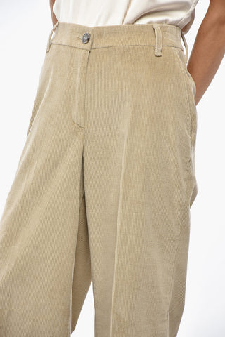 코듀로이 팬츠 TAYLOR 로고 버튼