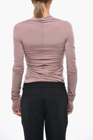 LIDO Long-Sleeve Top with Rigid Front Detail