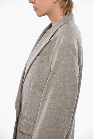 Doppelreihiger Blazer aus Wollmischung im Oversized-Design