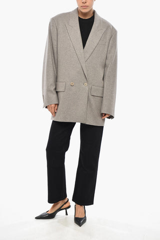 Doppelreihiger Blazer aus Wollmischung im Oversized-Design