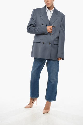 Virgin Wool Double-Breasted Blazer DIVA
