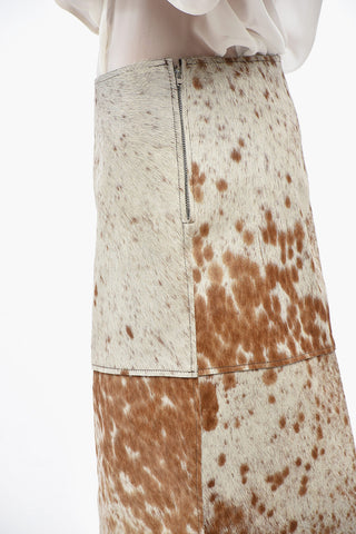Animal Printed Pony Hair Longuette