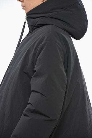 Recycled Nylon Padded Jacket with Hood