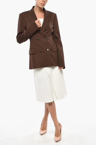 Wool-Blend Double-Breasted Blazer SHANNON