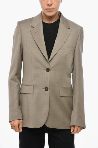 Blazer in Lana Vergine GINGER con Tasche ad Aletta