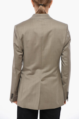 Blazer in Lana Vergine GINGER con Tasche ad Aletta