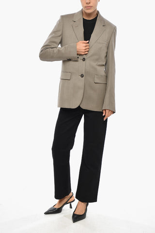 Blazer in Lana Vergine GINGER con Tasche ad Aletta