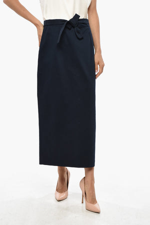 Longuette in Cotone con Cintura