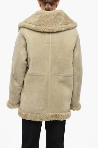 Front Zipped Shearling Jacket