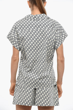 Kurzarm-Bluse ZEBRA Aus Baumwolle