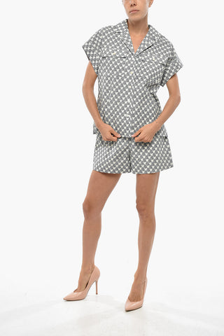 Kurzarm-Bluse ZEBRA Aus Baumwolle