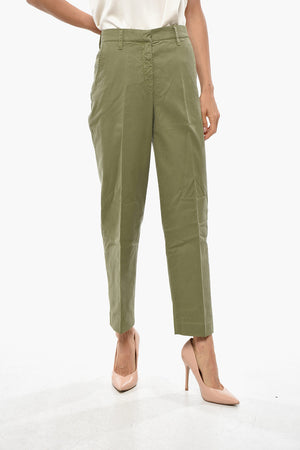 Hose SARAH aus Baumwollmix mit mittlerer Taille