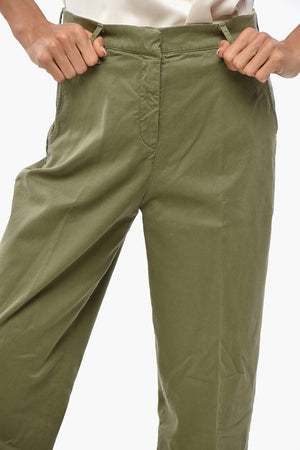 Hose SARAH aus Baumwollmix mit mittlerer Taille