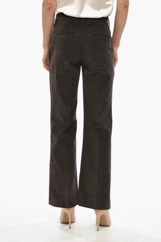 Pantaloni SANDY In Velour a Tinta Unita