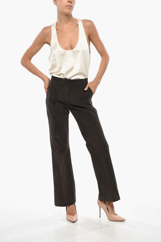 Pantaloni SANDY In Velour a Tinta Unita